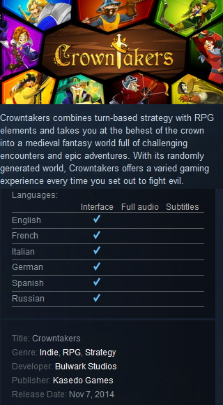 Crowntakers Steam - Click Image to Close